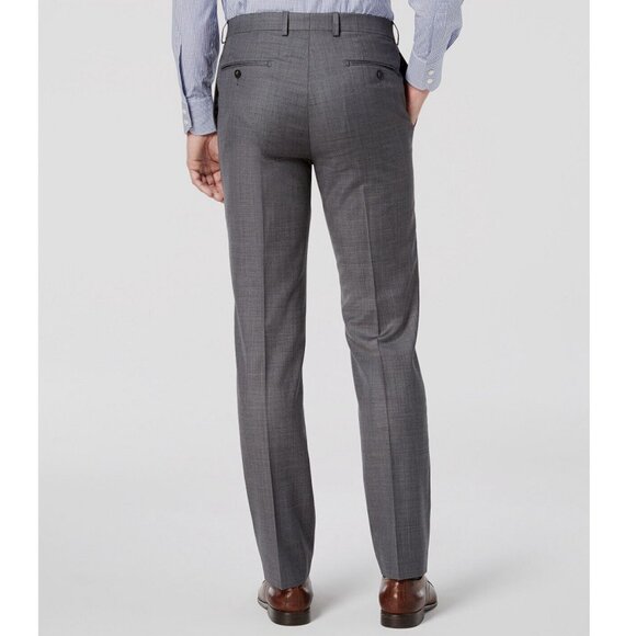 Calvin Klein Men's Slim-Fit Wool Trousers Dress Pants - Picture 2 of 14